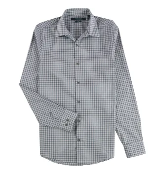 Perry Ellis Mens Chrysalis Checked Button Up Shirt