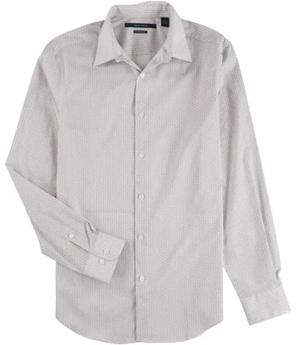 Perry Ellis Mens Classic-Fit Button Up Shirt