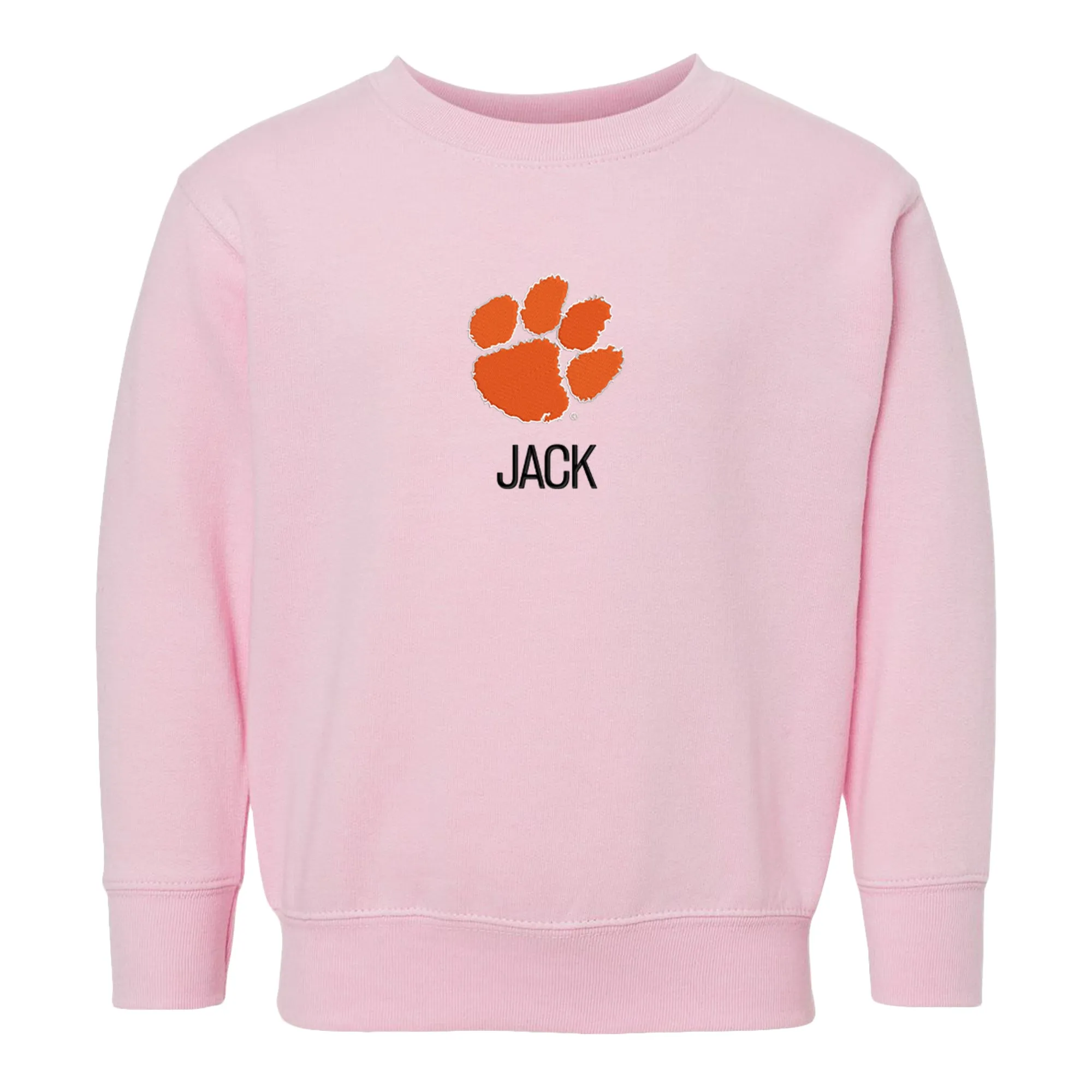 Personalized Clemson Tigers Toddler Crewneck Sweatshirt