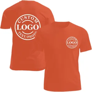 Personalized Tshirts Custom T Shirts for Men Women Design with Logo Image Text Cotton T-Shirts Front&Back