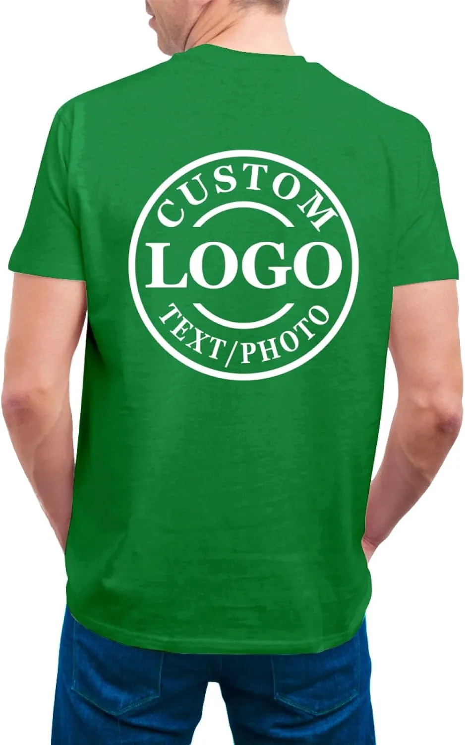 Personalized Tshirts Custom T Shirts for Men Women Design with Logo Image Text Cotton T-Shirts Front&Back