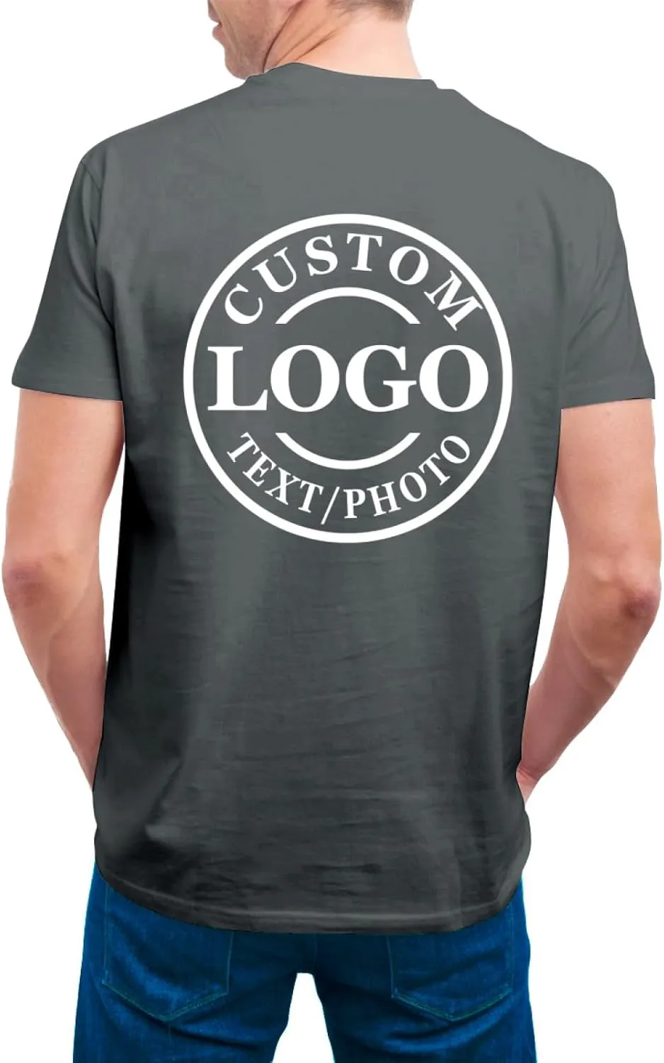 Personalized Tshirts Custom T Shirts for Men Women Design with Logo Image Text Cotton T-Shirts Front&Back