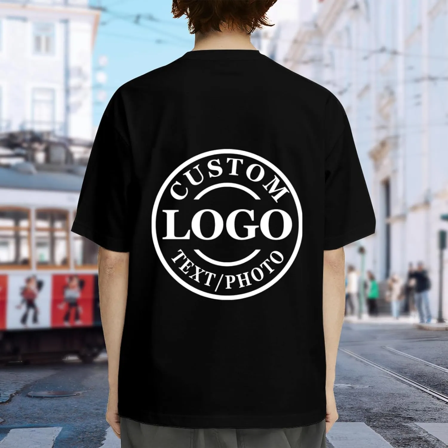 Personalized Tshirts Custom T Shirts for Men Women Design with Your Logo Text Image Cotton T-Shirts