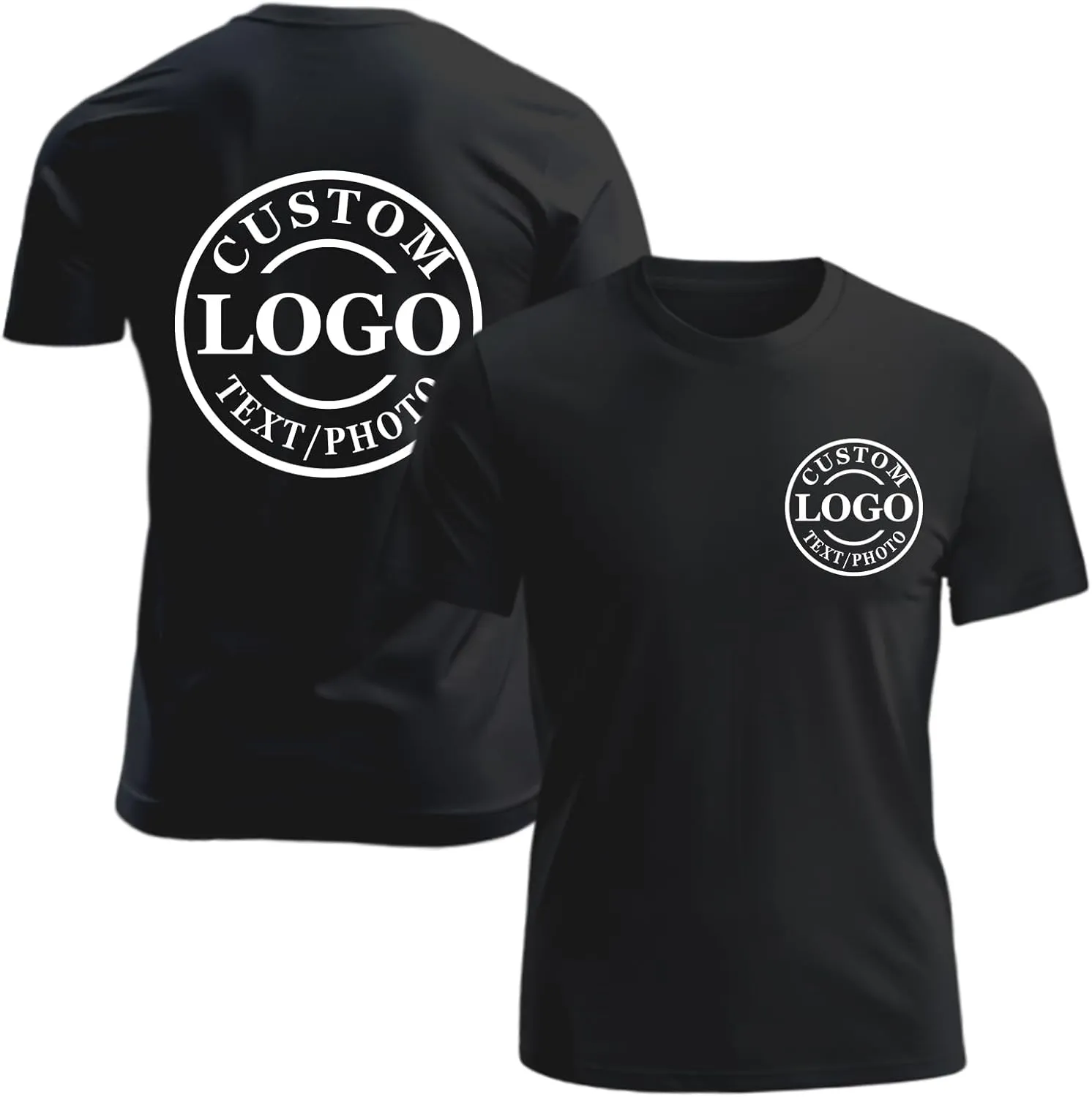 Personalized Tshirts Custom T Shirts for Men Women Design with Your Logo Text Image Cotton T-Shirts