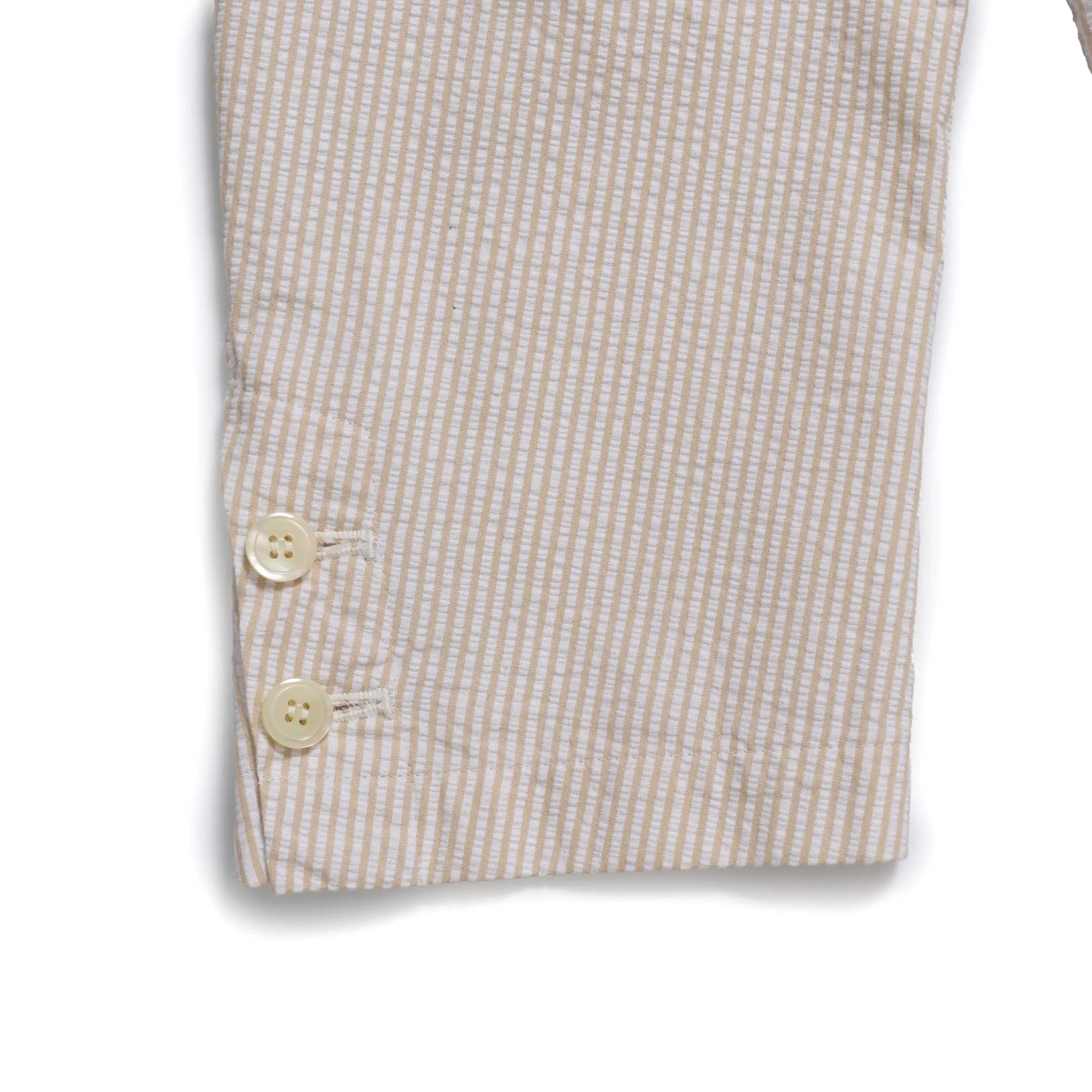 Pherrow's Seersucker Sports Jacket Beige Stripe