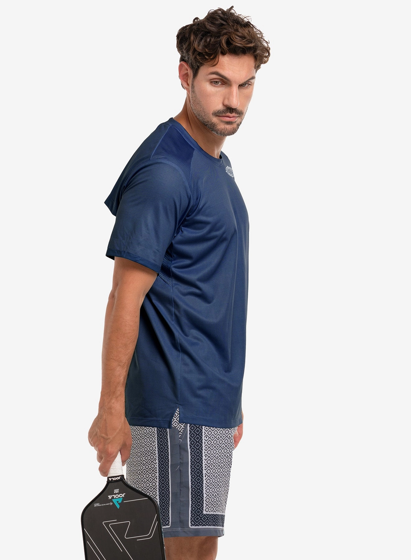 Picklball Short Sleeve Crew QuickDryConstruction