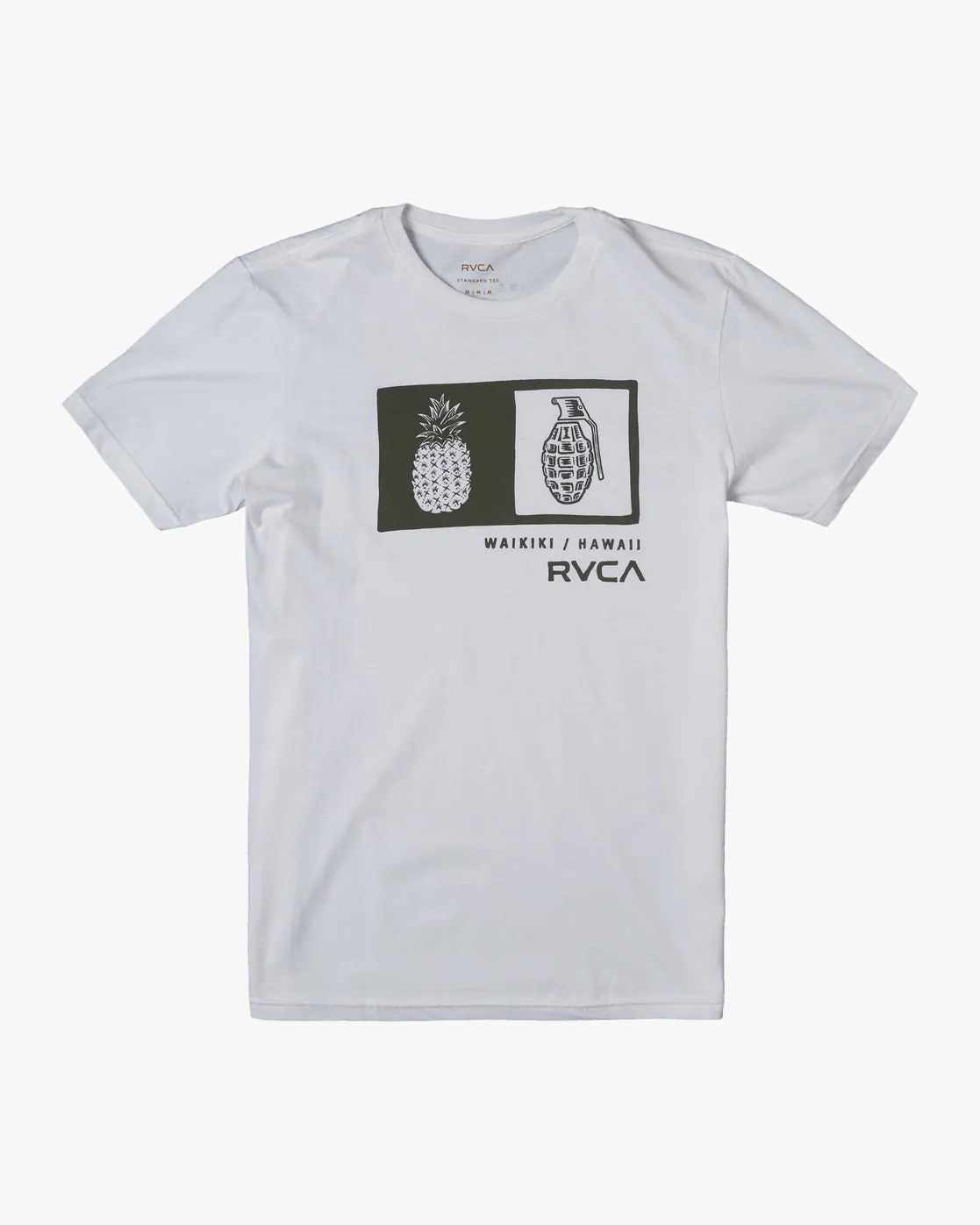 Pineapple Grenade Box Tee - White