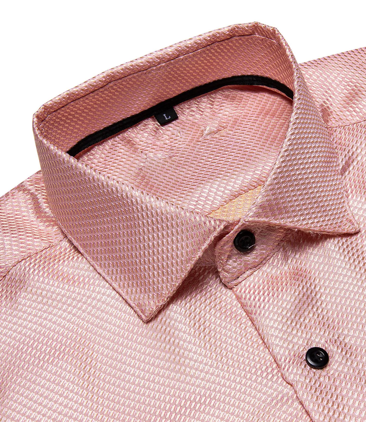 Pink Plaid Dress Shirt