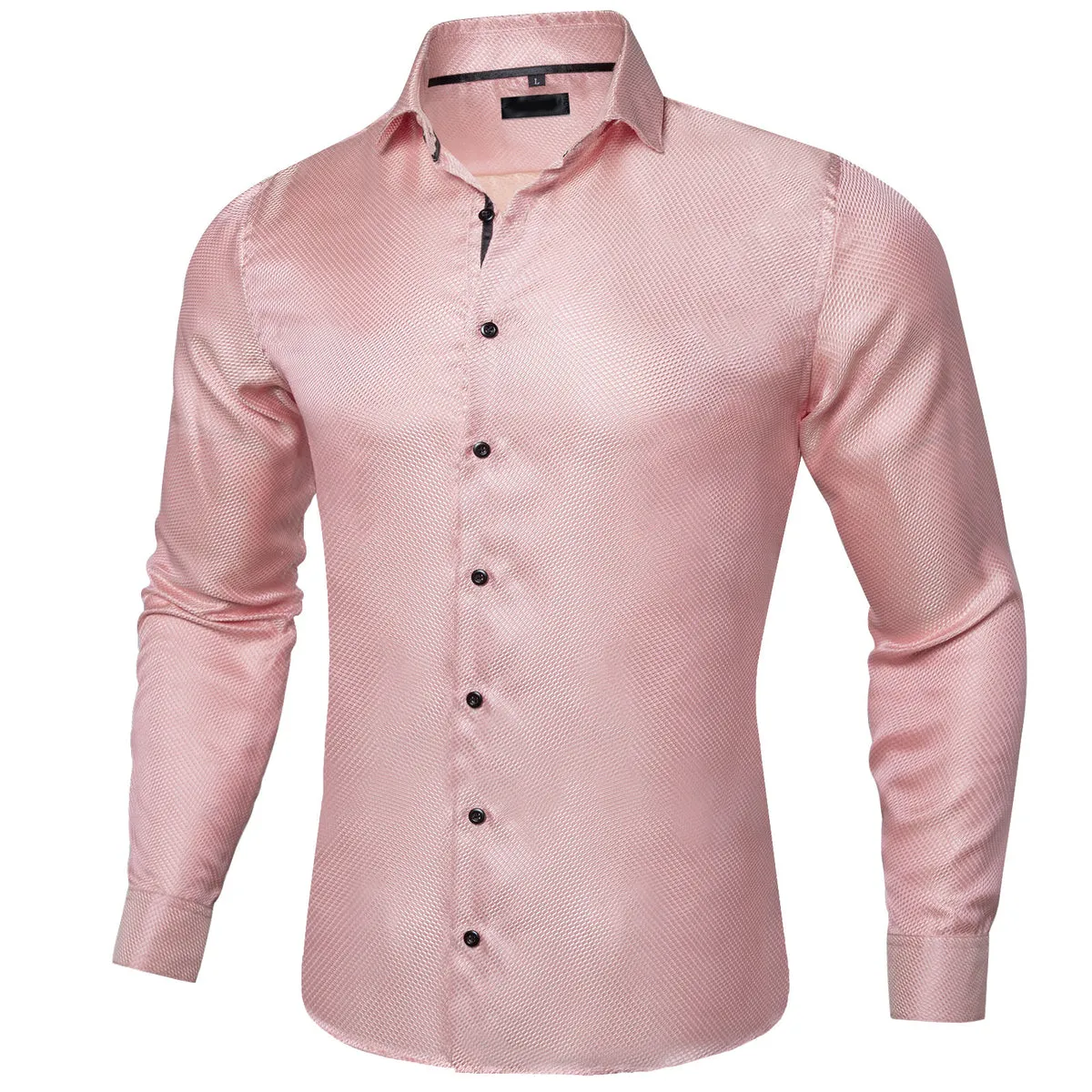 Pink Plaid Dress Shirt