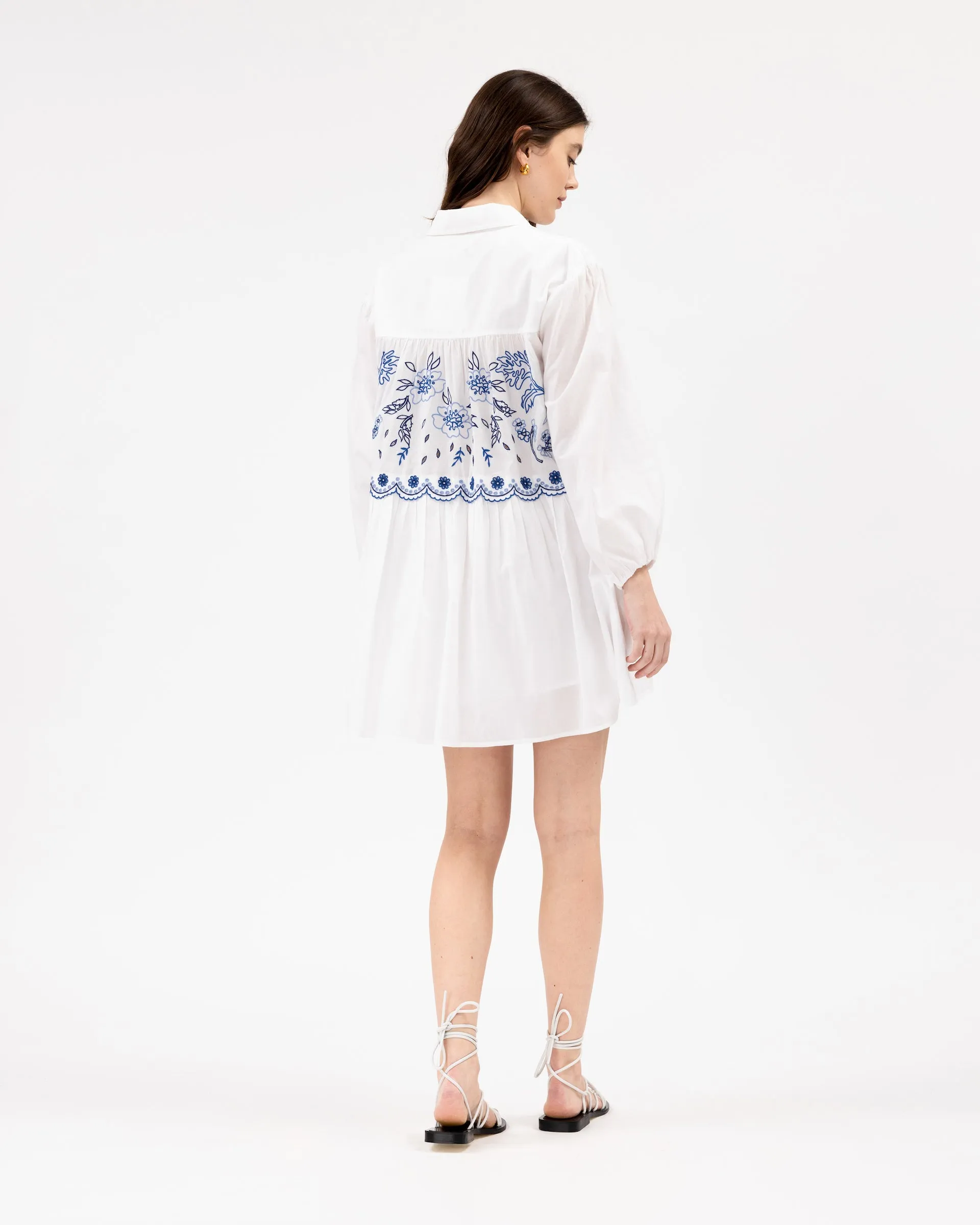 Pippa Dress Neutral Buoyancy Fabric