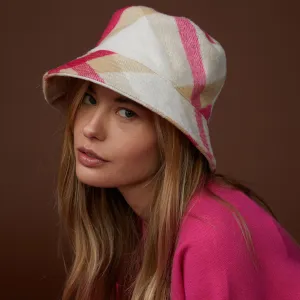 Plaid Bucket Hat NoRoll Hem Technology