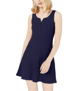 Planet Gold Womens Solid Fit & Flare Dress, TW1
