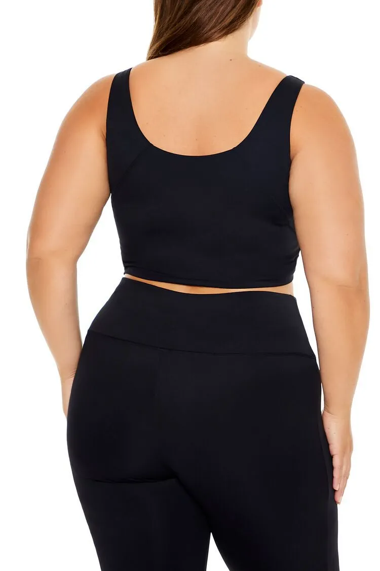 Plus Size Scoop-Neck Sports Bra
