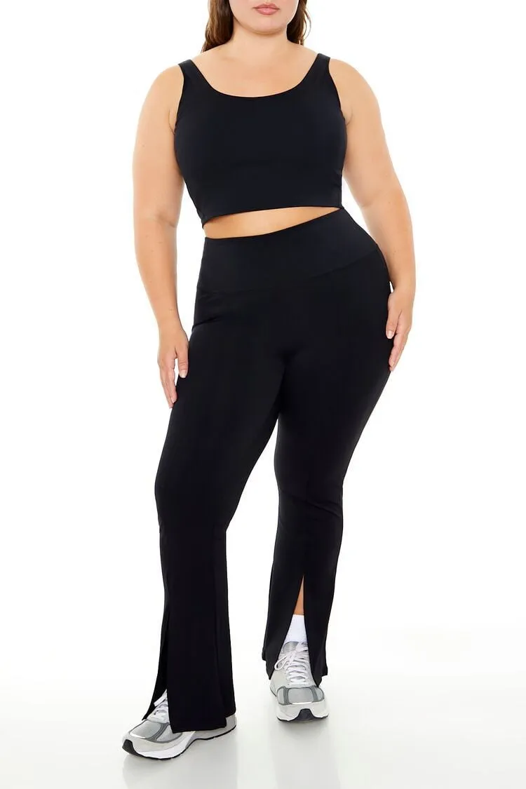 Plus Size Scoop-Neck Sports Bra