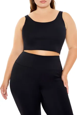 Plus Size Scoop-Neck Sports Bra