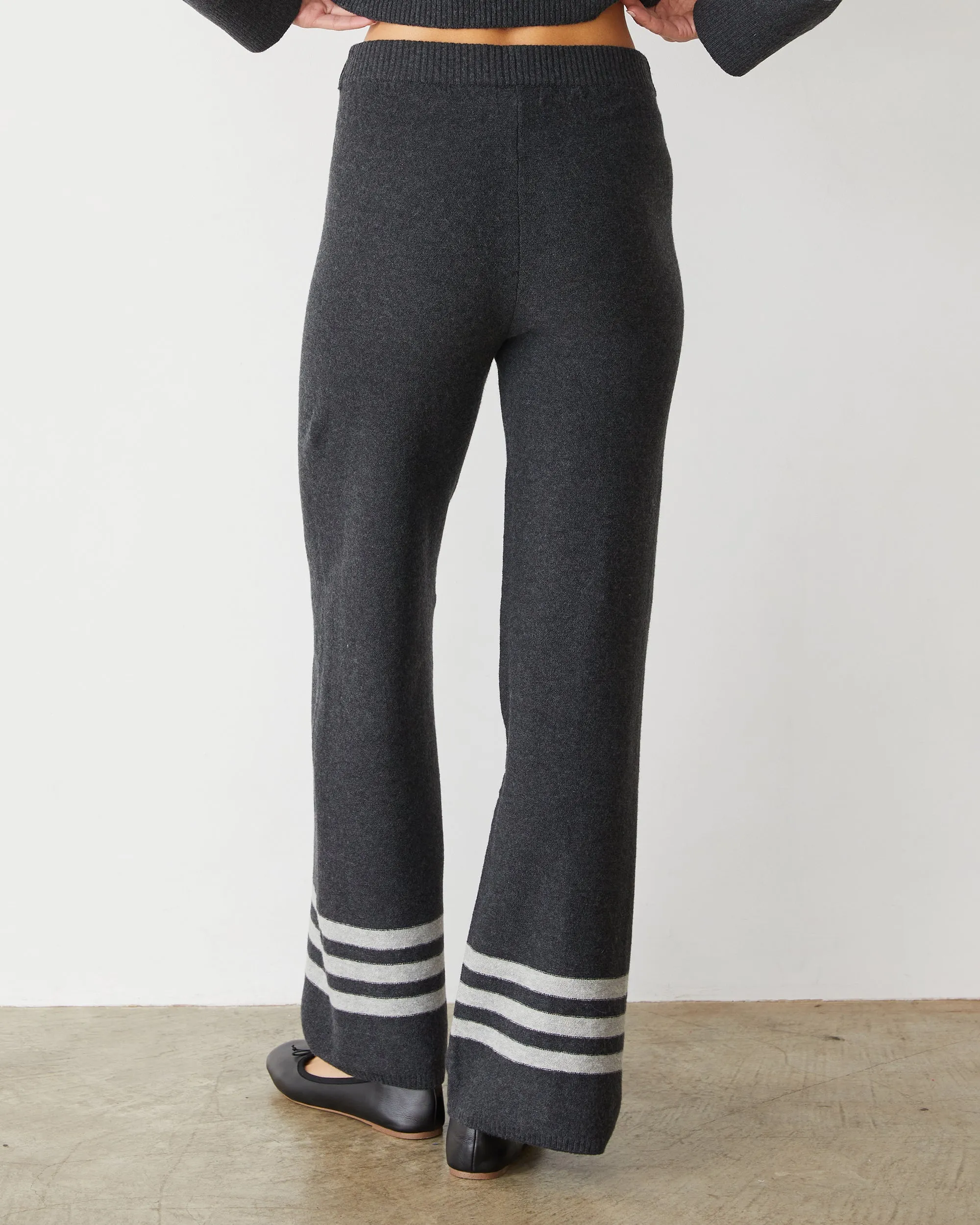 Active Comfort Wear Plush Stripe Straight Leg Sweat
