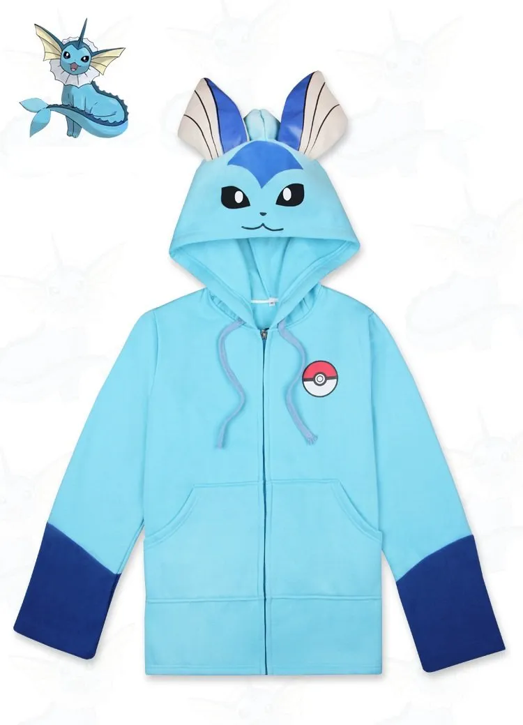 Pokemon Eevee Evolution Jacket Hoodie