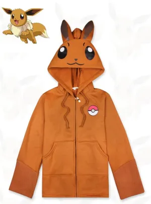 Pokemon Eevee Evolution Jacket Hoodie