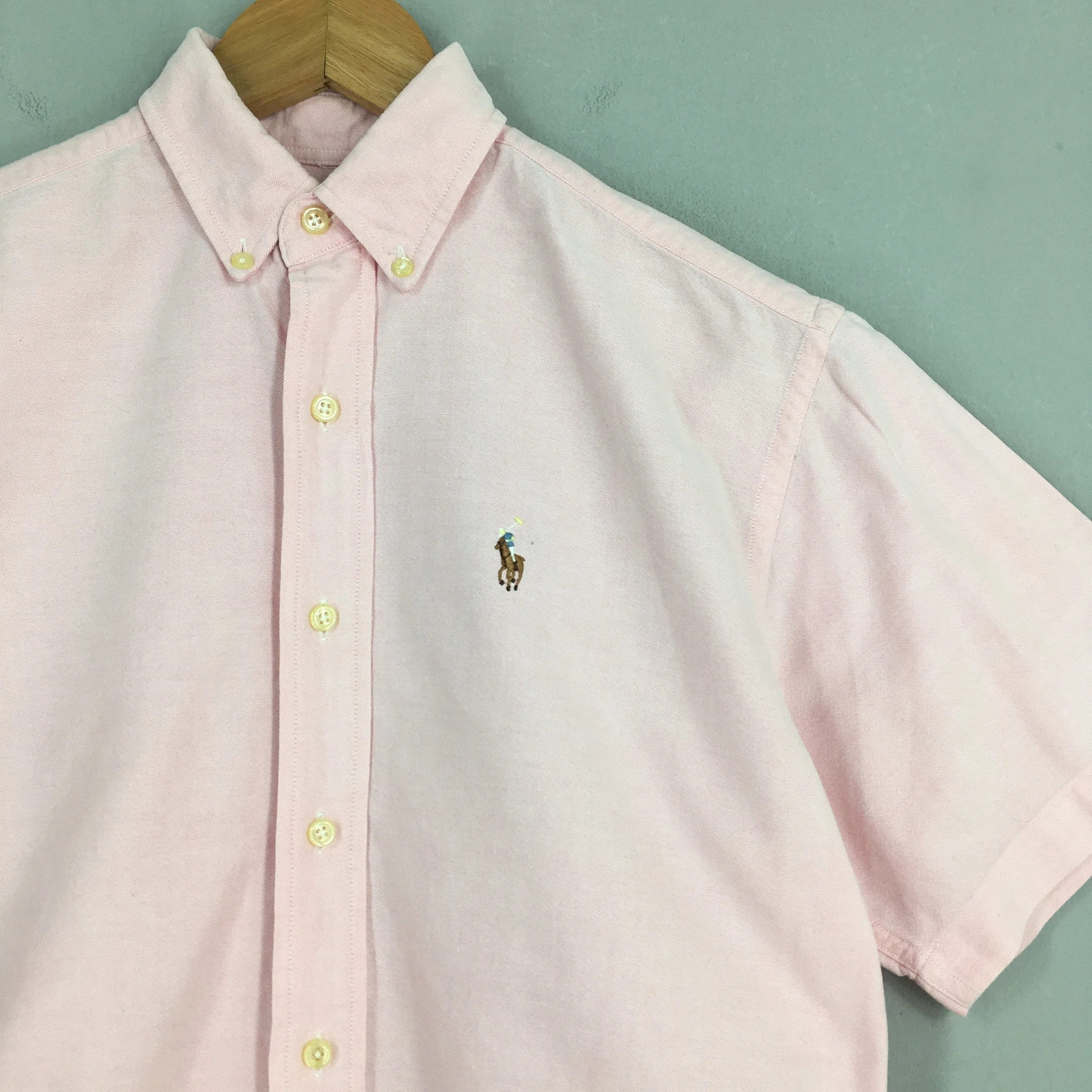 Polo Ralph Lauren Pink Oxfords Shirt Large