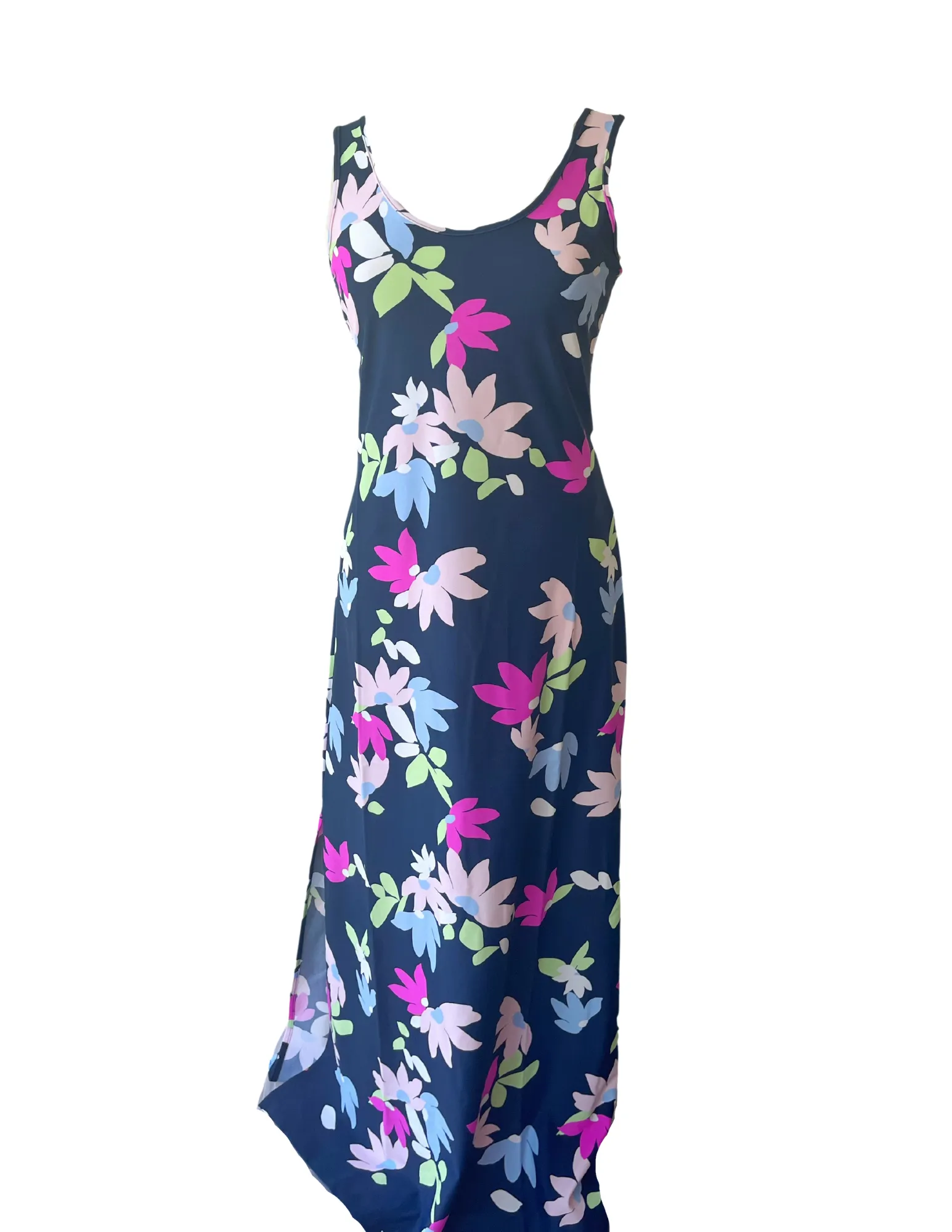 Maui Maxi Dress Falling Floral Flowy-Shape Relaxed Waist