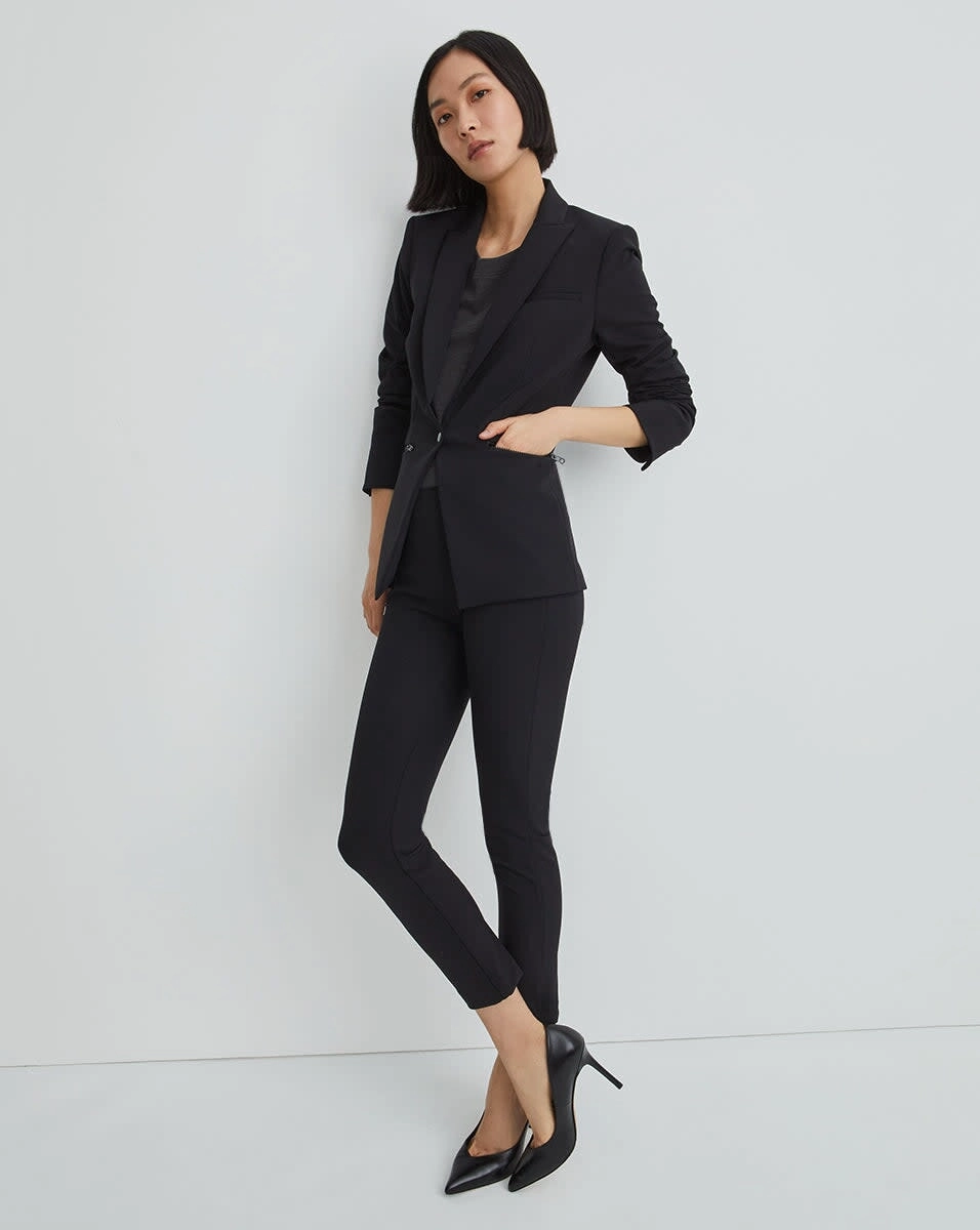 Scuba Dickey Jacket in Black suitable for dance parties Flexible Layer