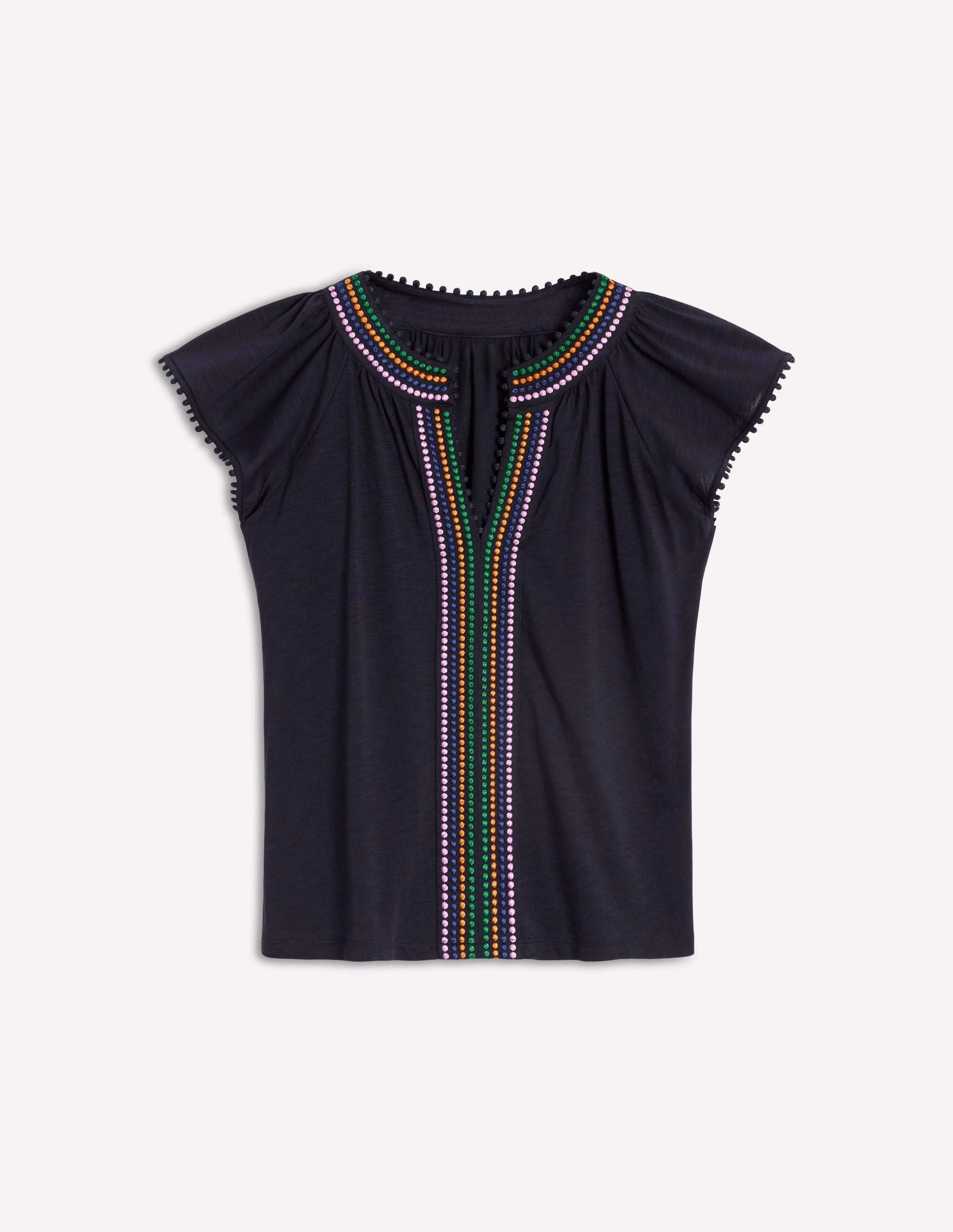 Pom Yoke Top-Navy LowProfileSeams