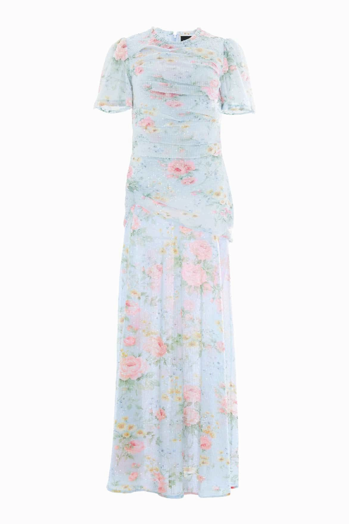 Pompadour Garden Sequin Gown Hot Now