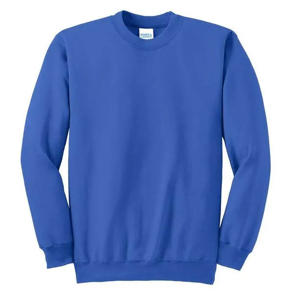 Port & Company Men's Royal Ultimate Crewneck Sweatshirt