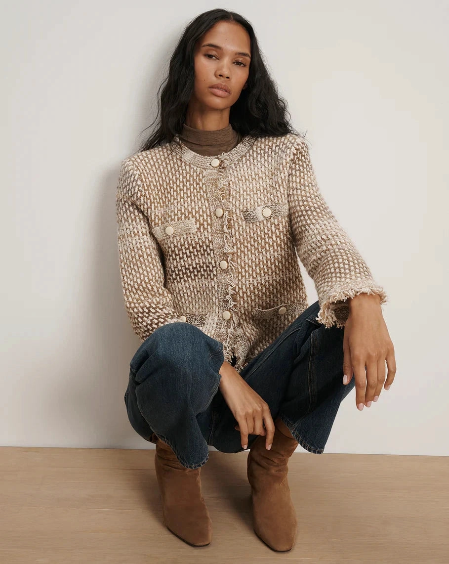 Winter Shield Resilient Touch Sariyah Knit Jacket Desert Khaki Multi