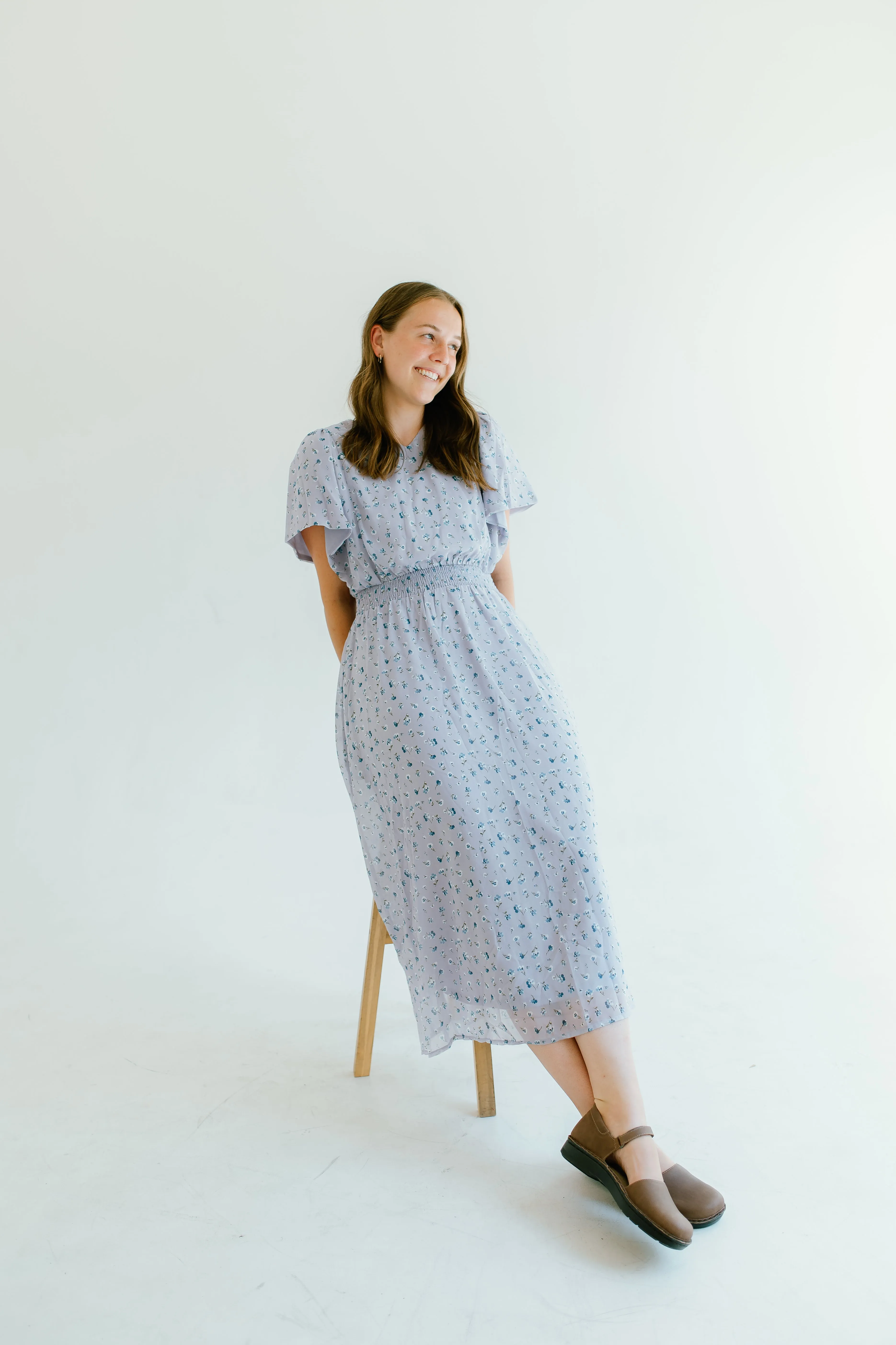 Bri Dress Light Base Flattering Waist Fit