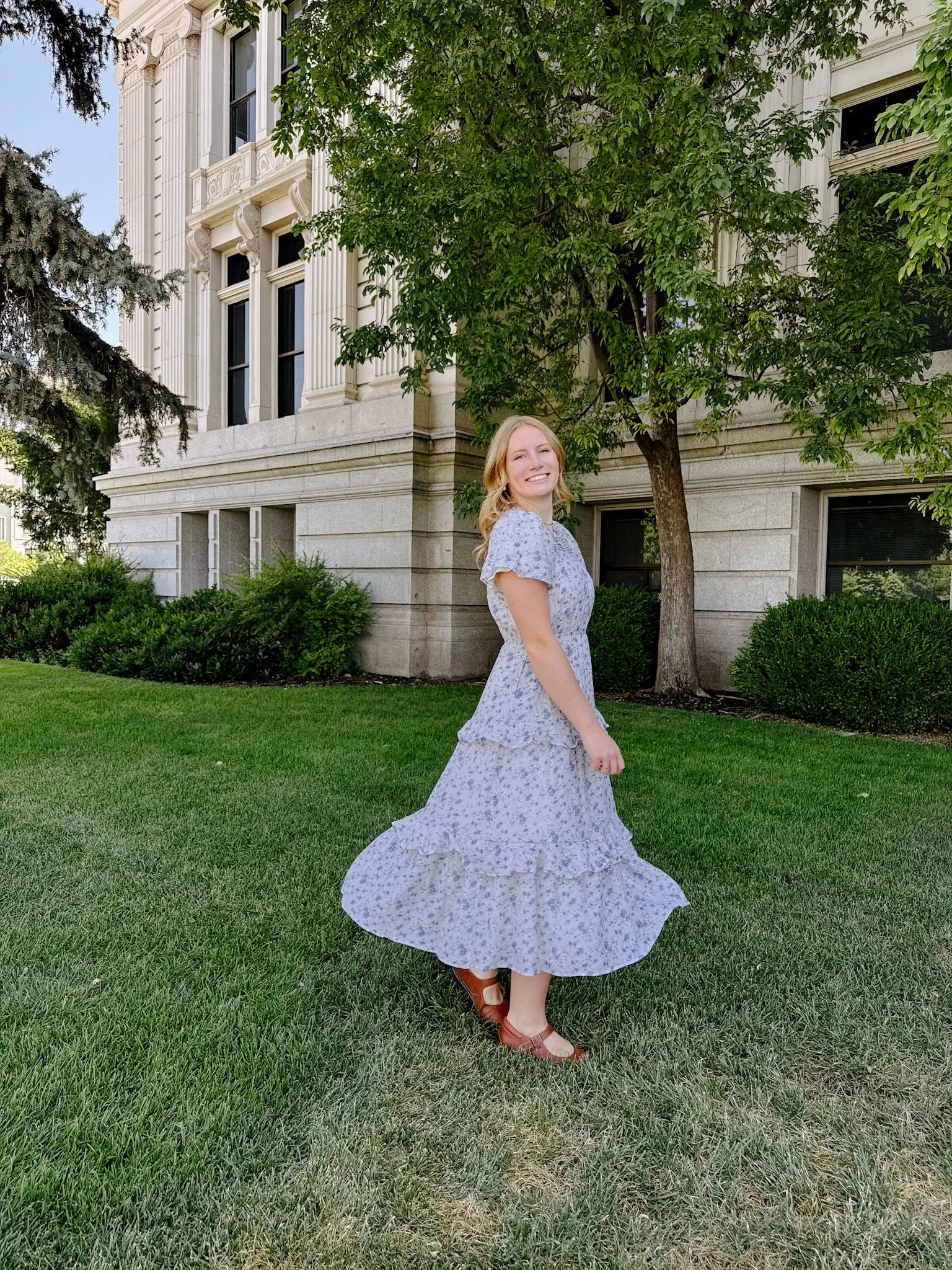 Hilary Dress High Hemline