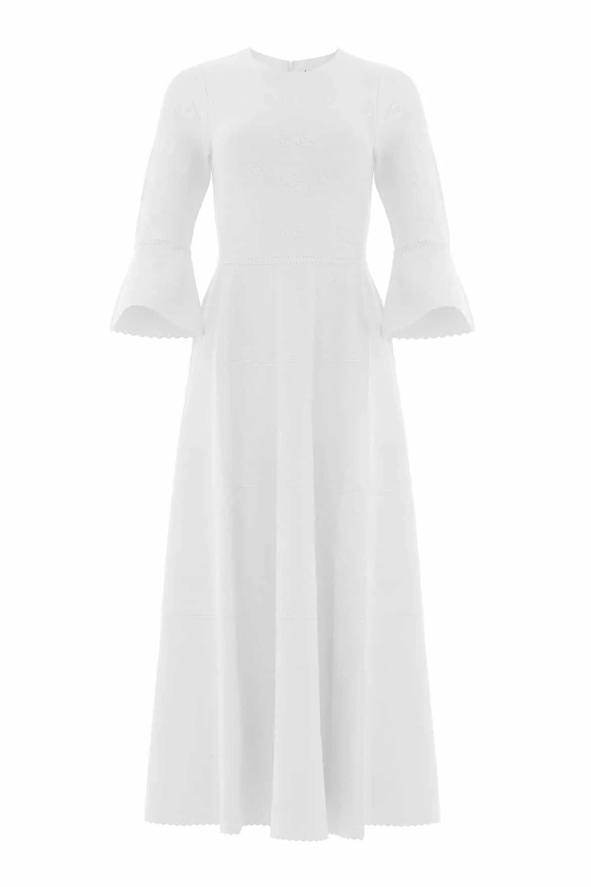 Dreamy Drape Stylish Feel Pretty Pointelle Knit Gown