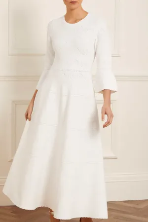 Pretty Pointelle Knit Gown Luxe Mood