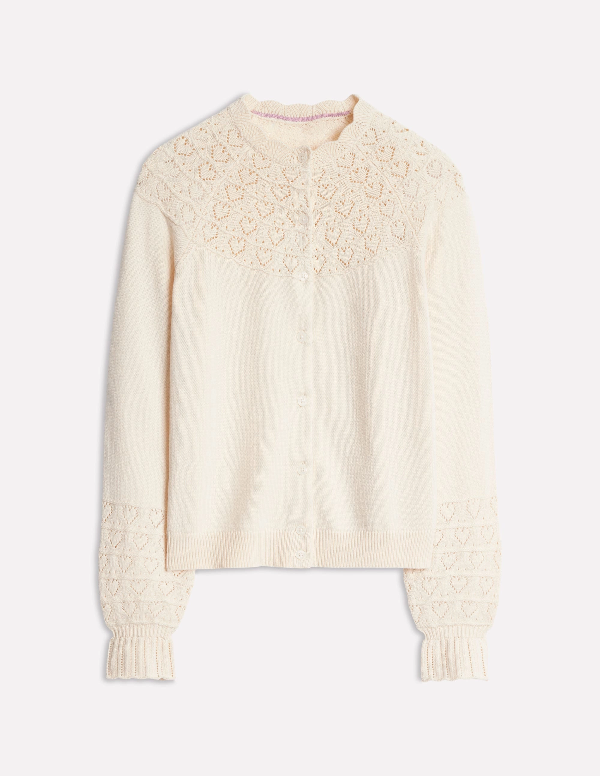 Pretty Raglan Cardigan-Warm Ivory Loungewear Friendly