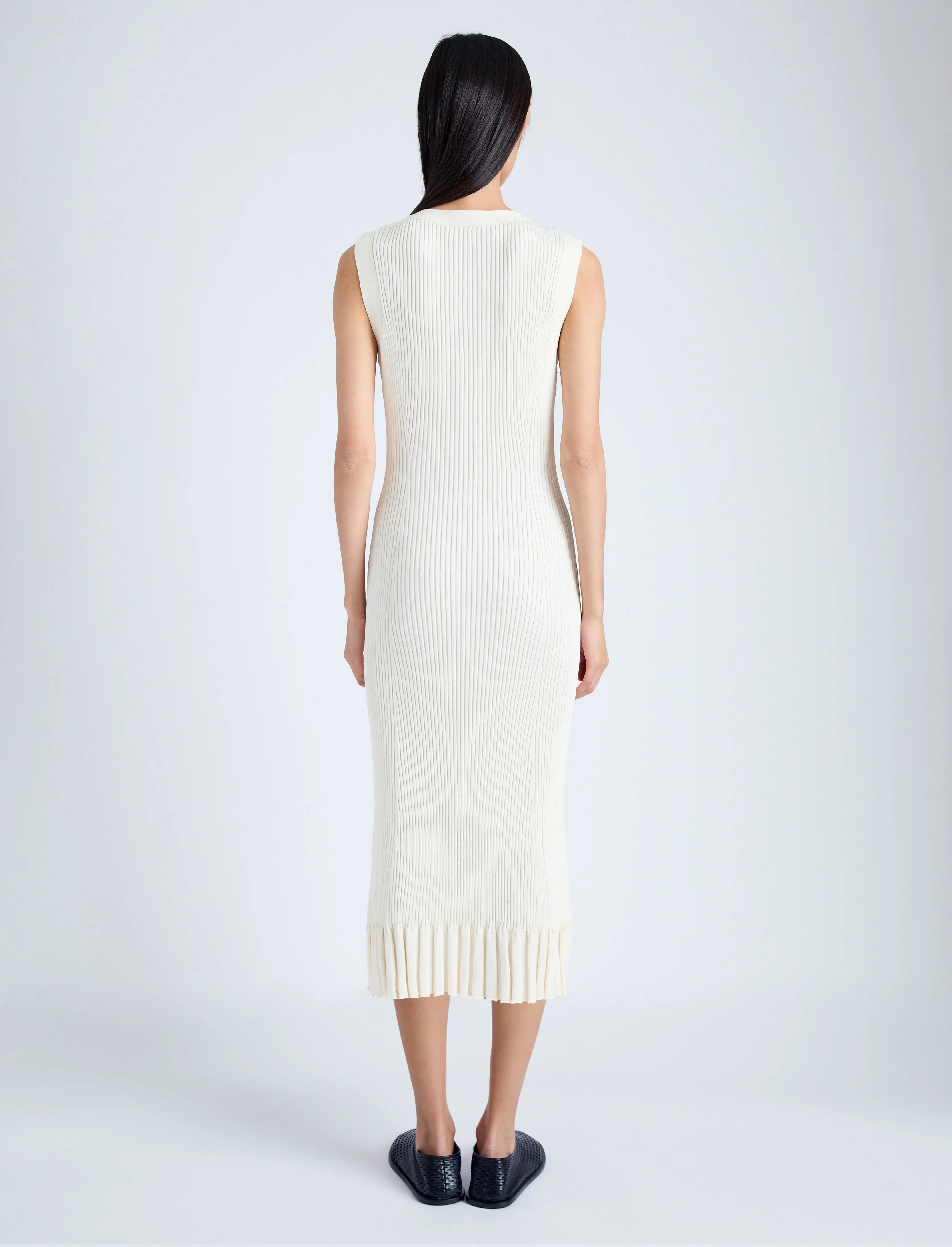 Proenza Schouler Tatum Dress in Silk Viscose - Ivory