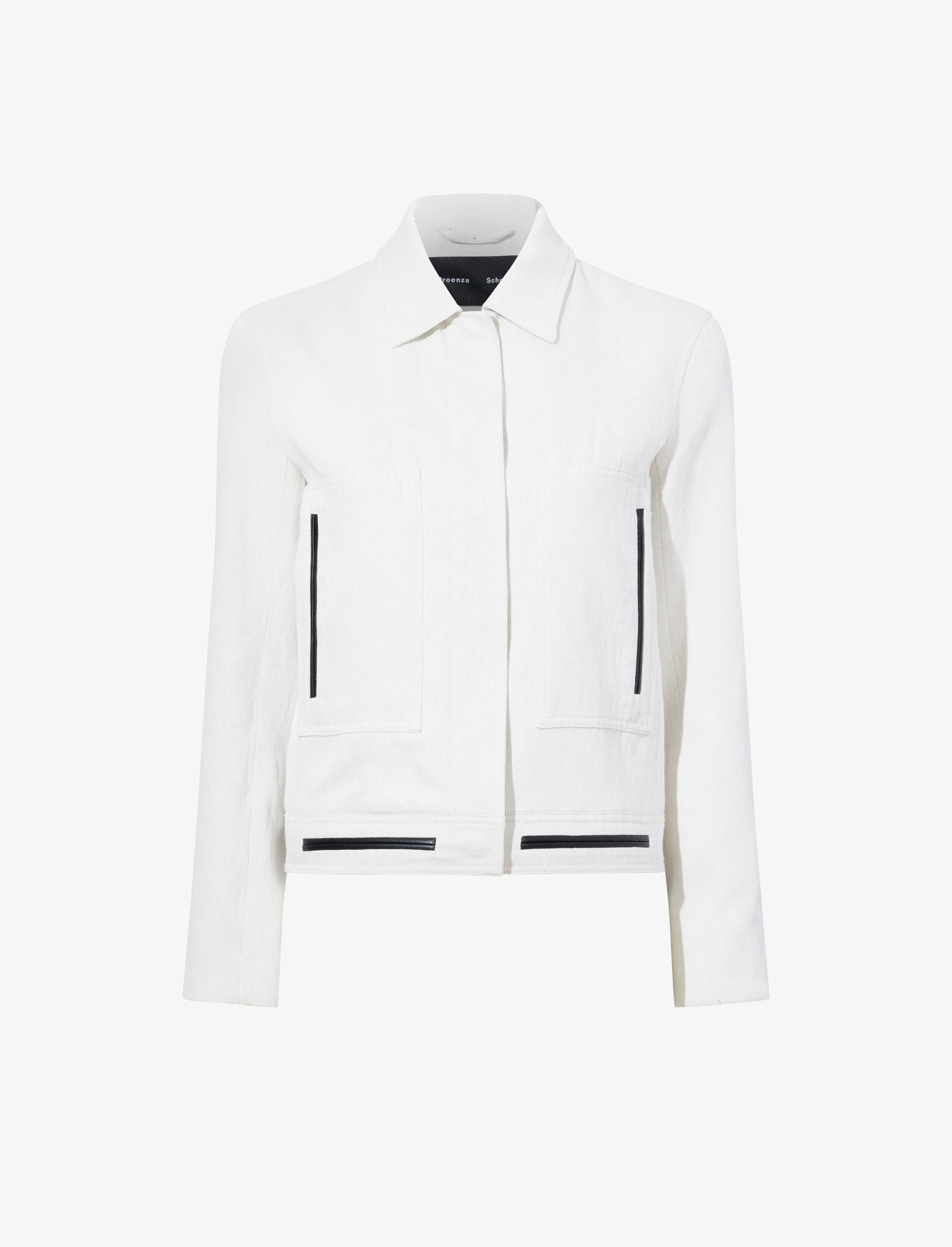 Proenza Schouler Wiley Jacket in Cotton Linen - Ecru