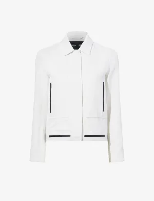 Proenza Schouler Wiley Jacket in Cotton Linen - Ecru