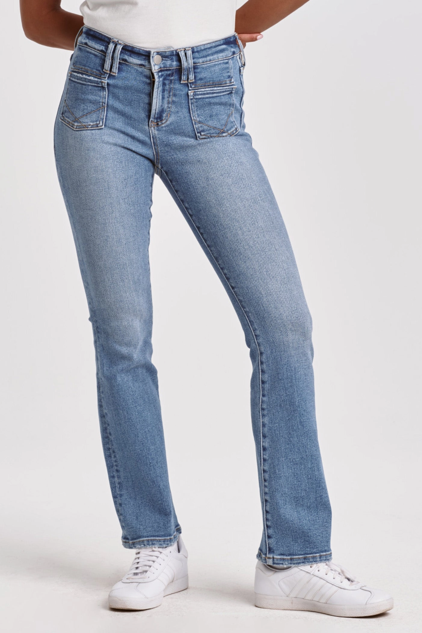 Dear John Jaxtyn High Rise Bootcut Jeans in Louisiana AllDayComfort GarmentDyed