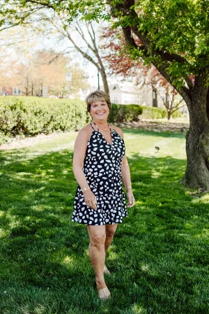Cape May Dress Diana's Dot Black/White Flowy casual dress Fashionable And Functional