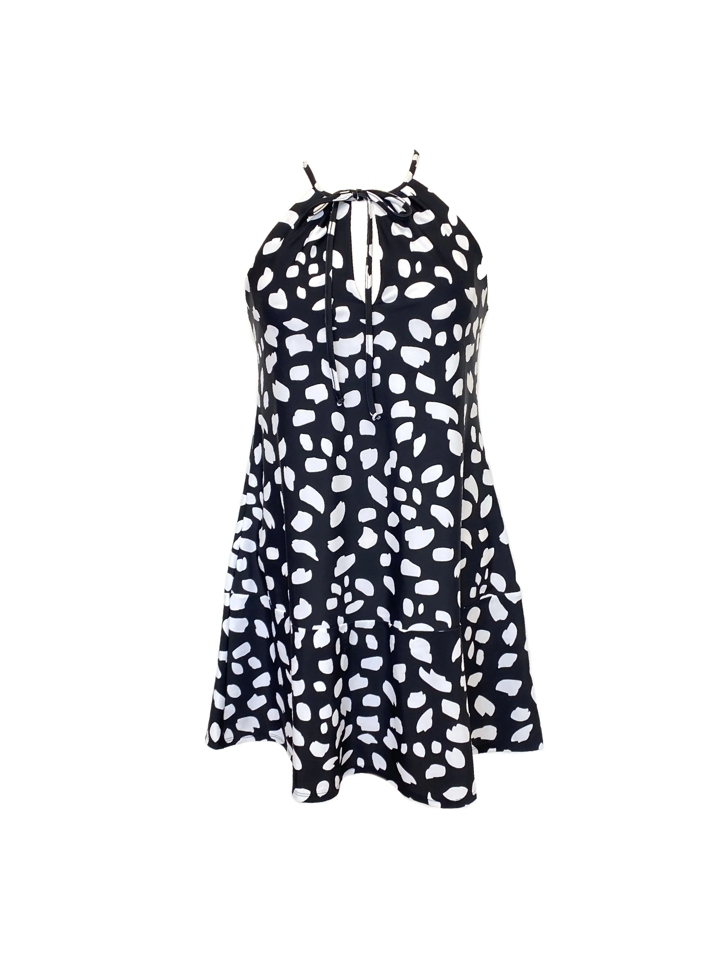 Cape May Dress Diana's Dot Black/White Moment Light