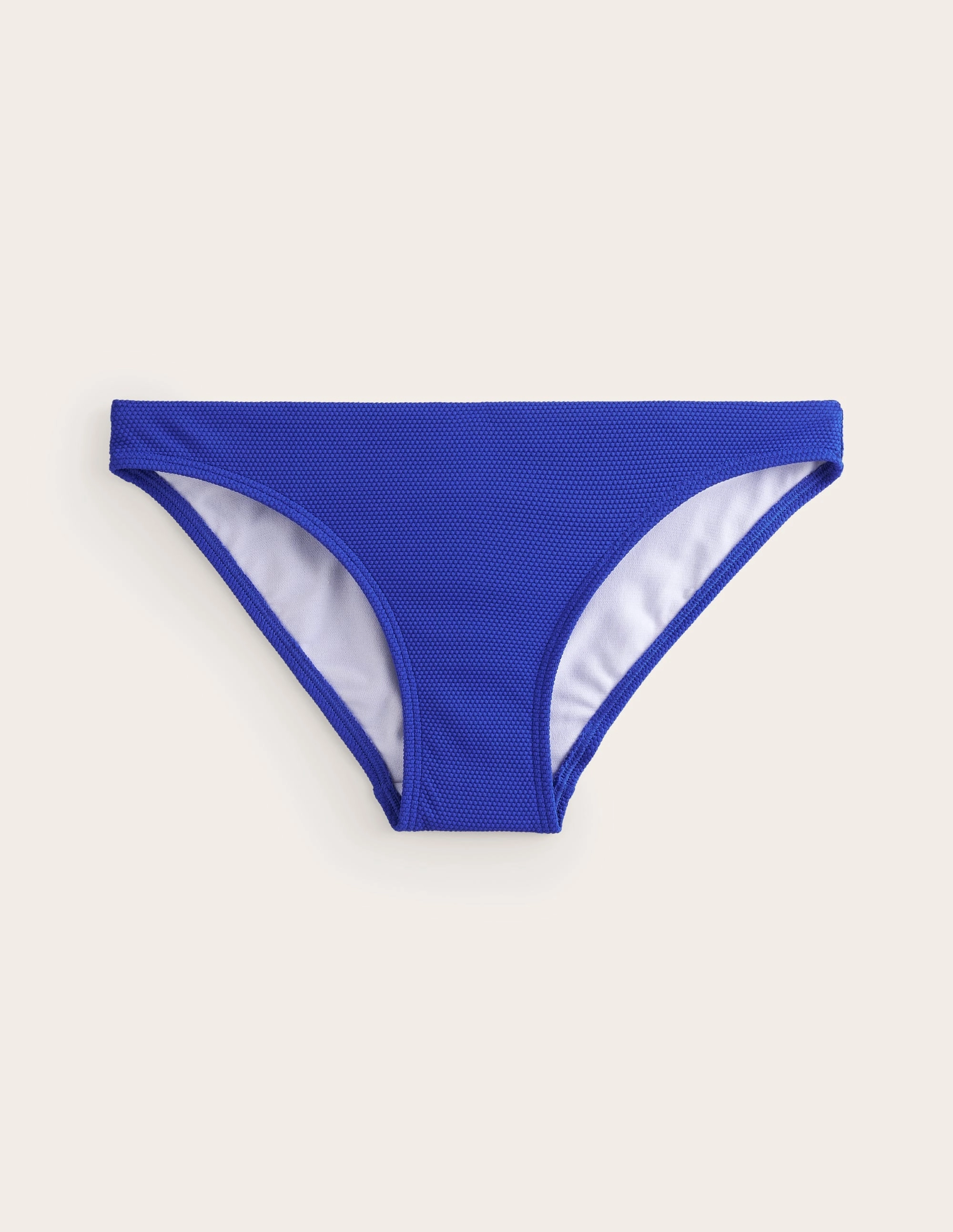 Arezzo Texture Bikini Bottoms-Surf The Web Blue Texture Anti Pilling Technology Reinforced Gusset