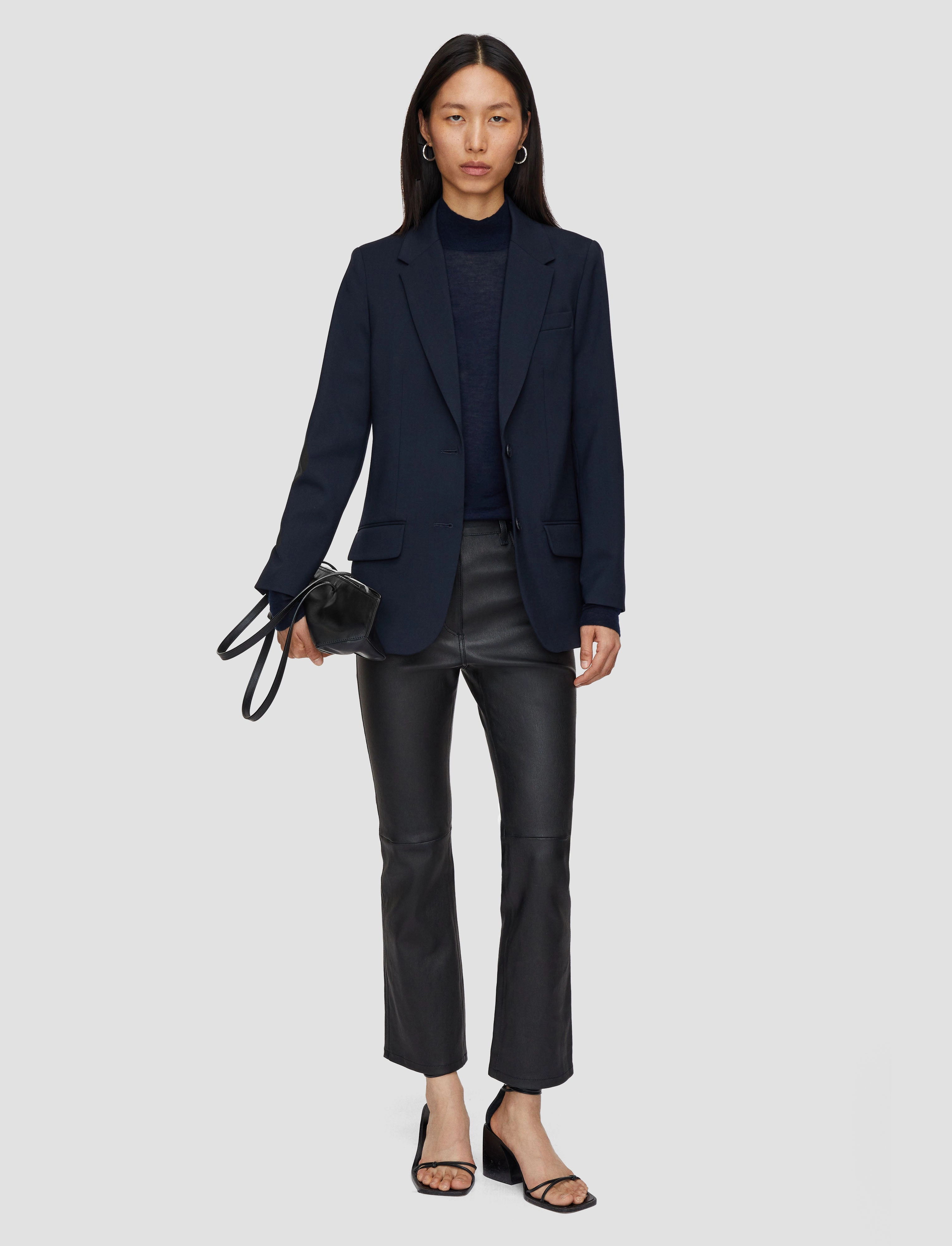 Insulated Fit Tailoring Wool Stretch Jackie Jacket