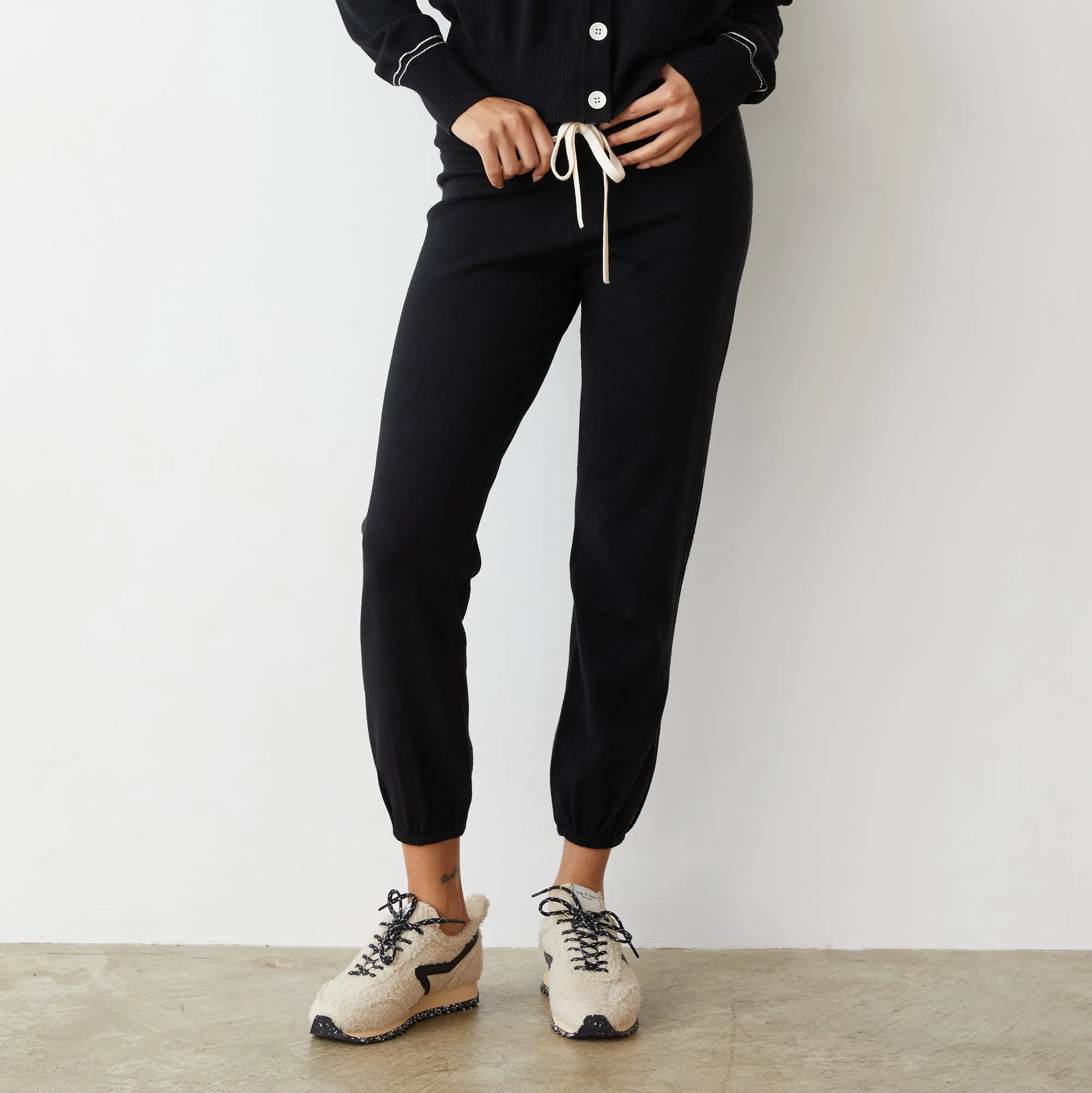 Lightknit Contrast Stitch Vintage Sweat Work Friendly