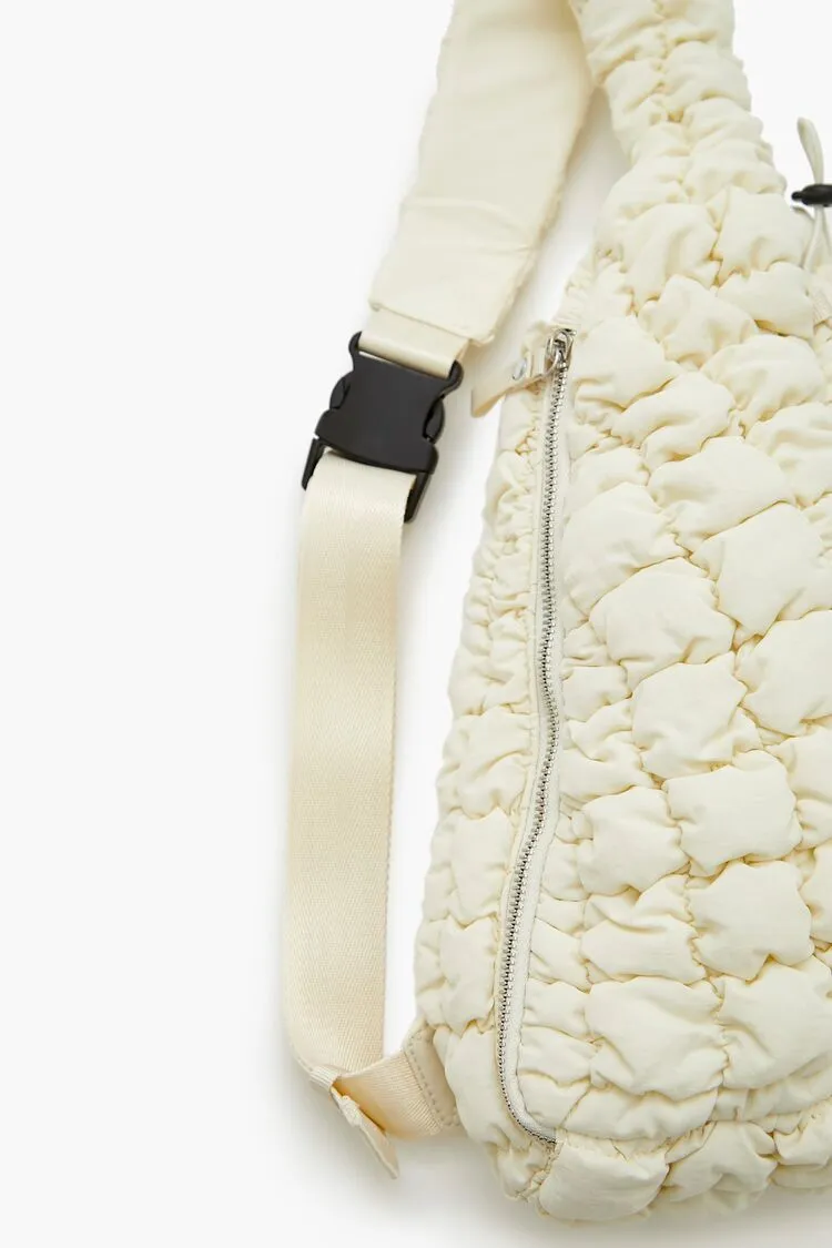 Quilted Nylon Sling Bag
