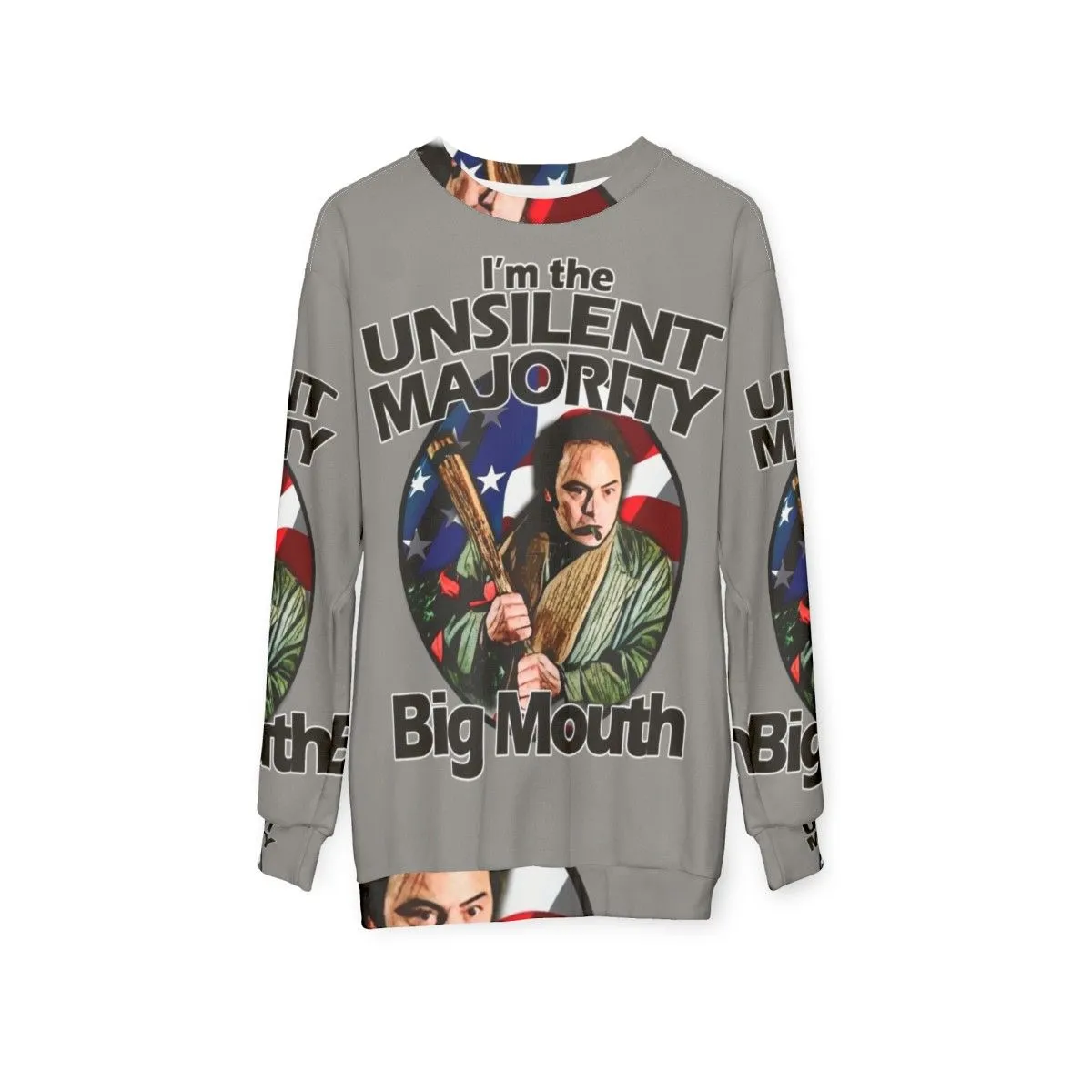 "Unsilent Majority Big Mouth Rocky Sweatshirt | Classic 80s Movie Apparel"