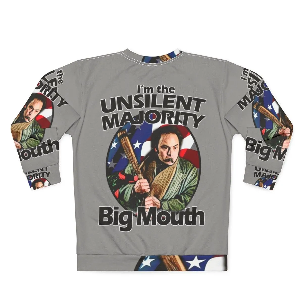 "Unsilent Majority Big Mouth Rocky Sweatshirt | Classic 80s Movie Apparel"