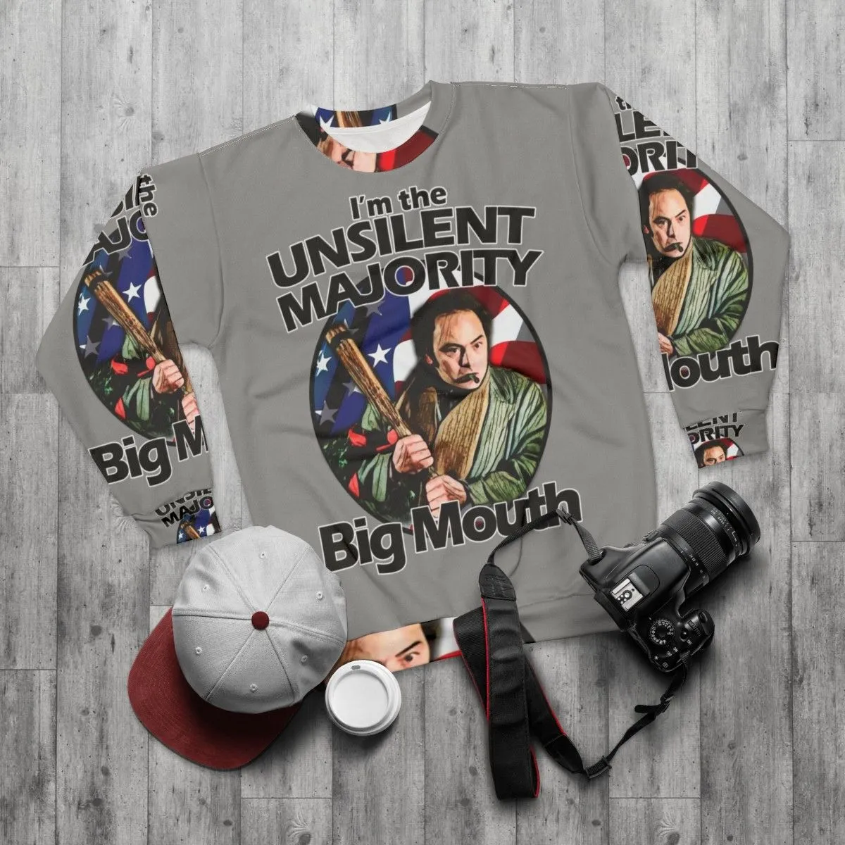 "Unsilent Majority Big Mouth Rocky Sweatshirt | Classic 80s Movie Apparel"