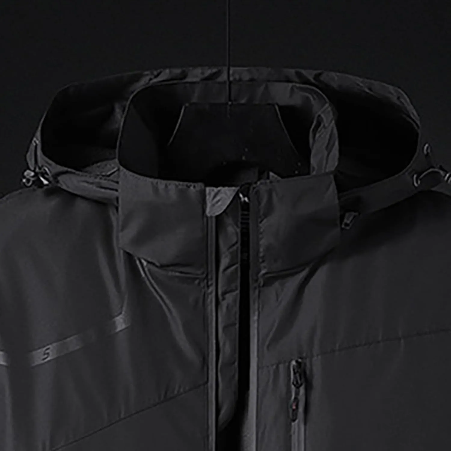 Raincoat for Mens Lightweight Waterproof Coated Hooded Rain Jackets Windbreaker Raincoats Hood Softshell Raincoats