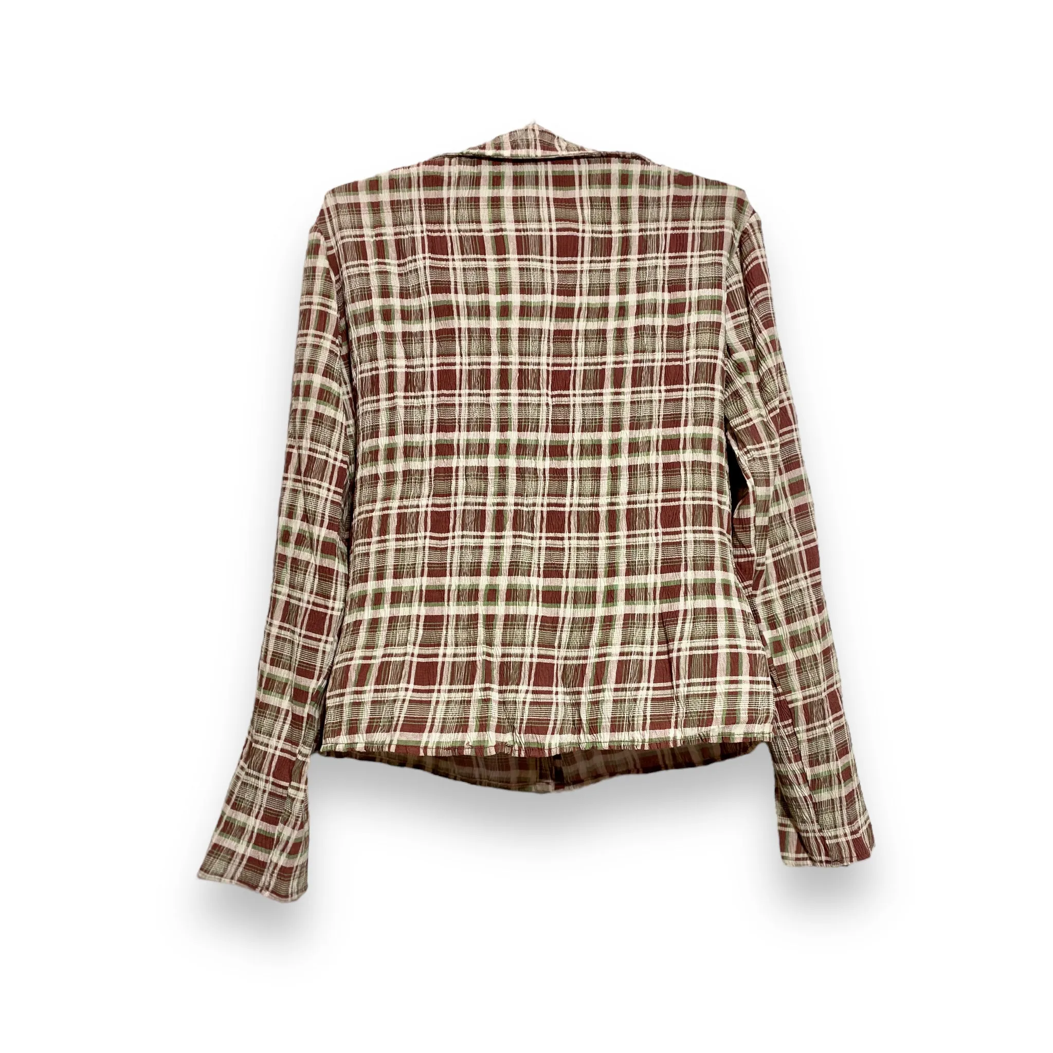 Reckless Plaid Button-Down Shirt