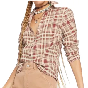 Reckless Plaid Button-Down Shirt